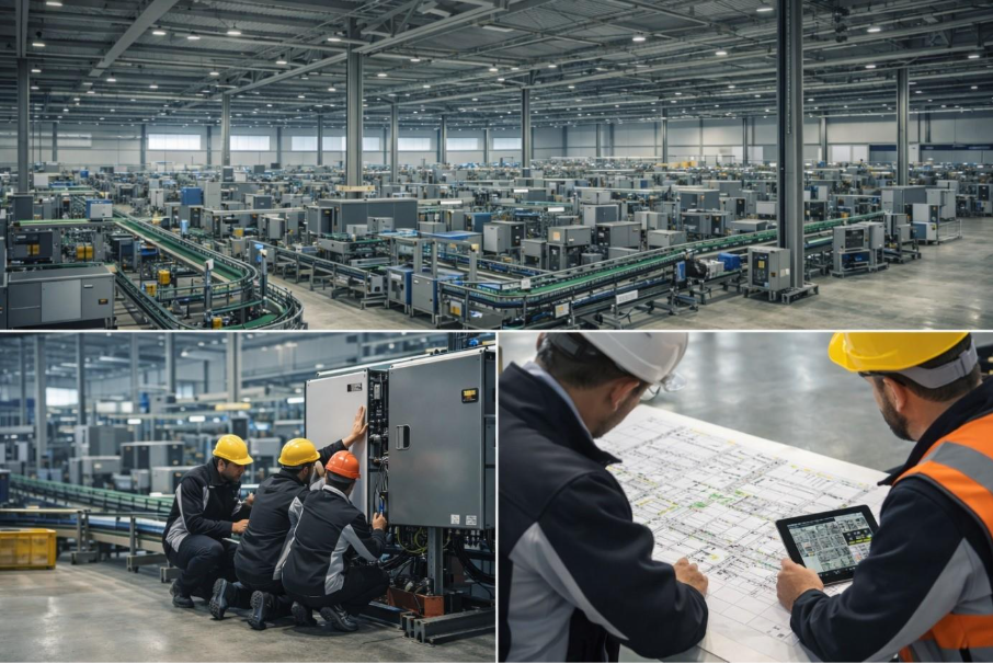 Afbeelding met kleding, persoon, fabriek, engineering 
Door AI gegenereerde inhoud is mogelijk onjuist.