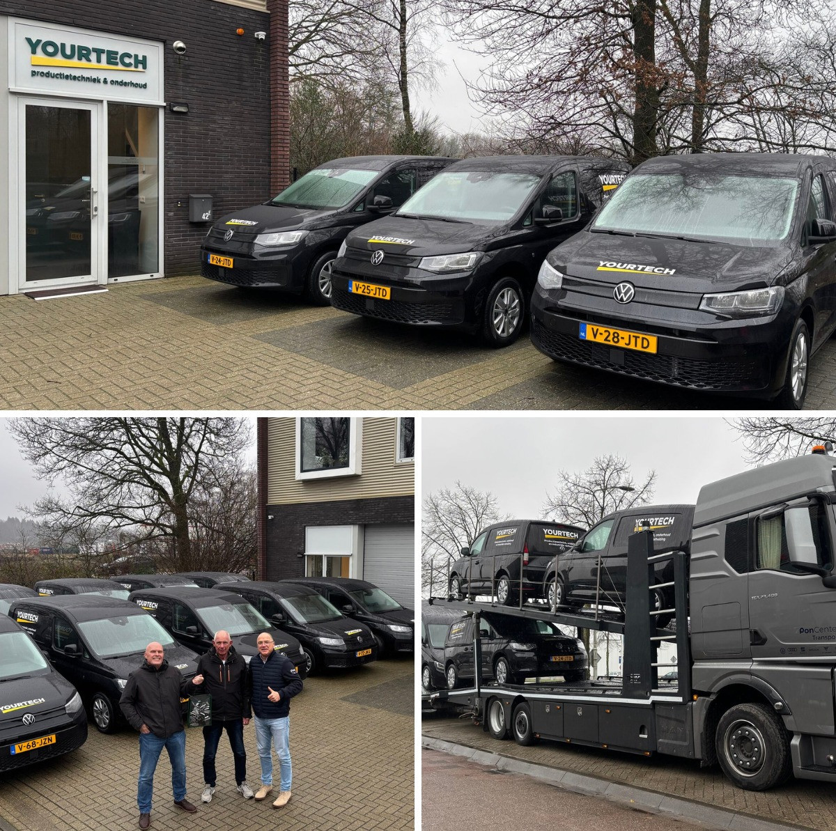 Yourtech vernieuwt wagenpark met Volkswagen Caddy’s